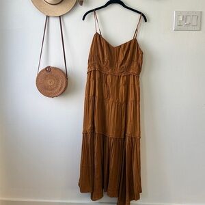 Anthropologie Tiered Midi Dress